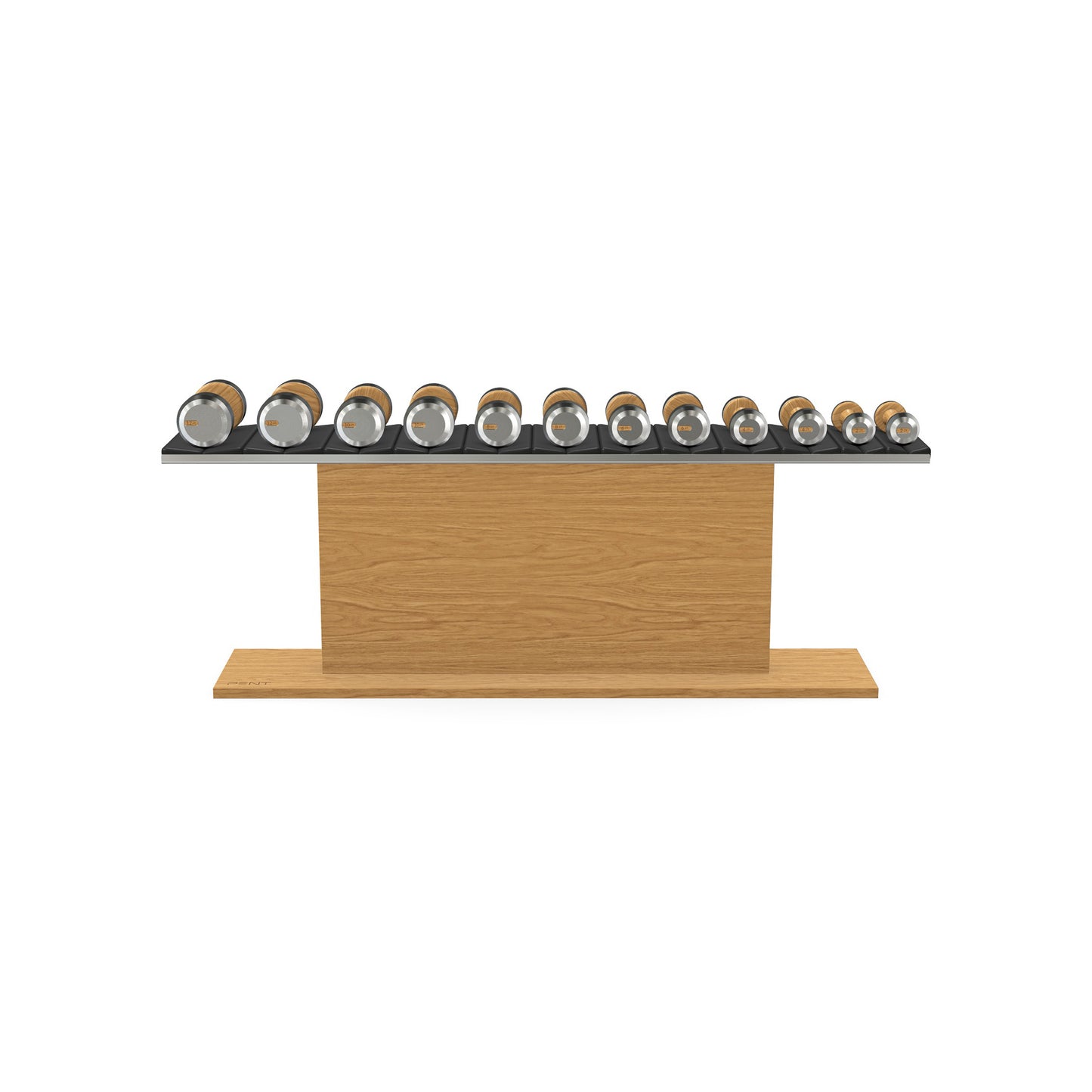 PENT. COLMIA Set - Dumbbells on a Horizontal Wooden Stand