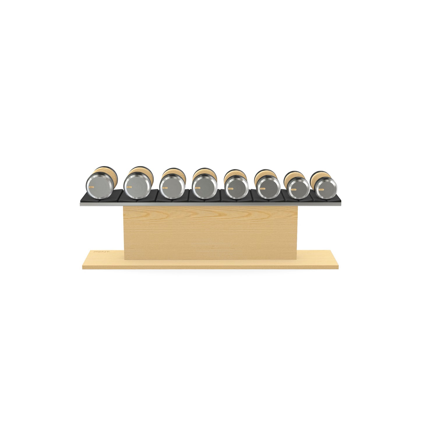 PENT. COLMIA Set - Dumbbells on a Horizontal Wooden Stand