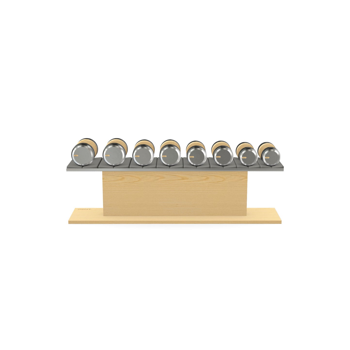 PENT. COLMIA Set - Dumbbells on a Horizontal Wooden Stand