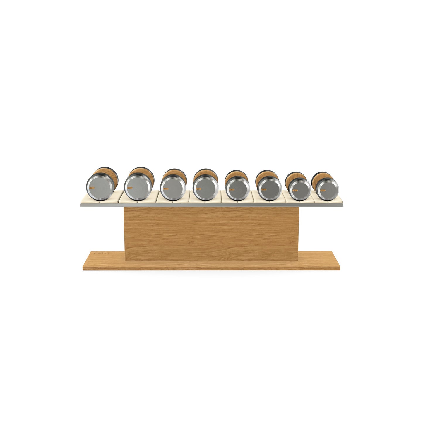 PENT. COLMIA Set - Dumbbells on a Horizontal Wooden Stand