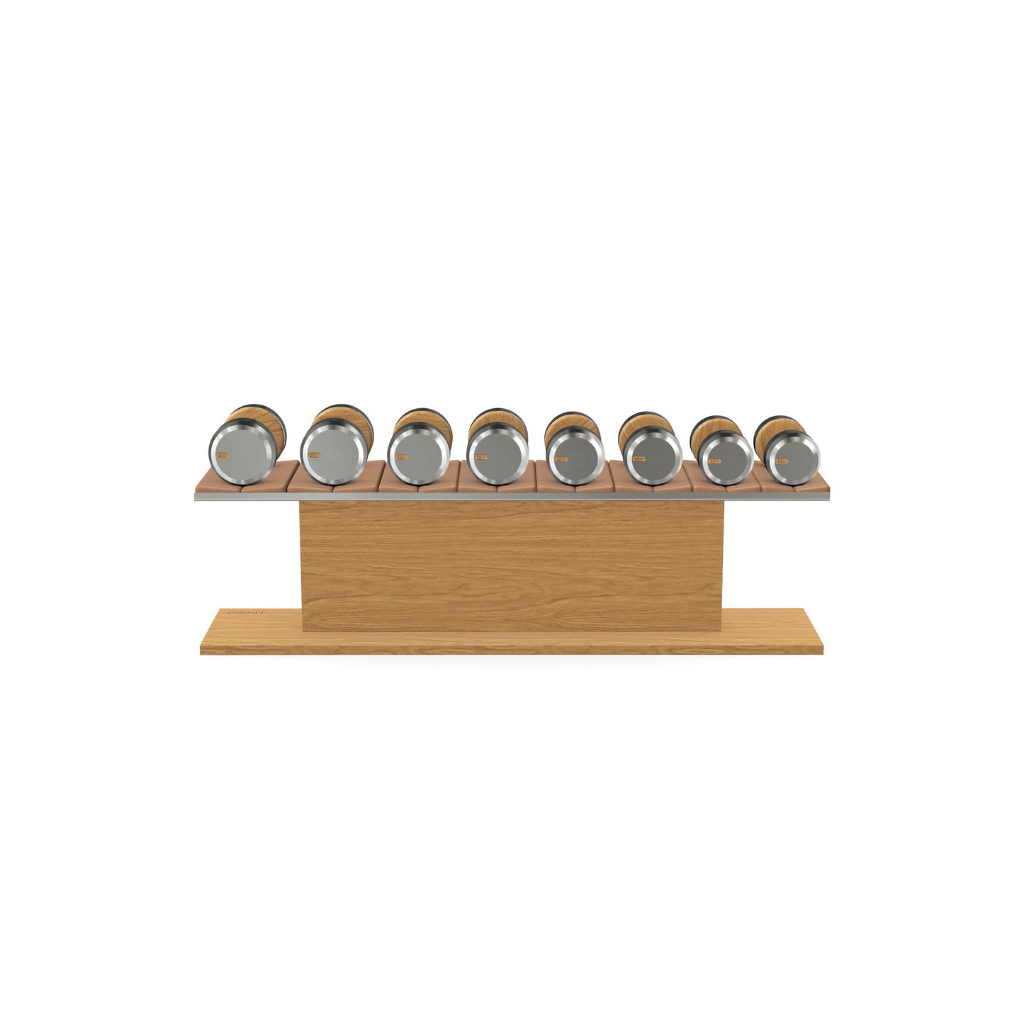 PENT. COLMIA Set - Dumbbells on a Horizontal Wooden Stand