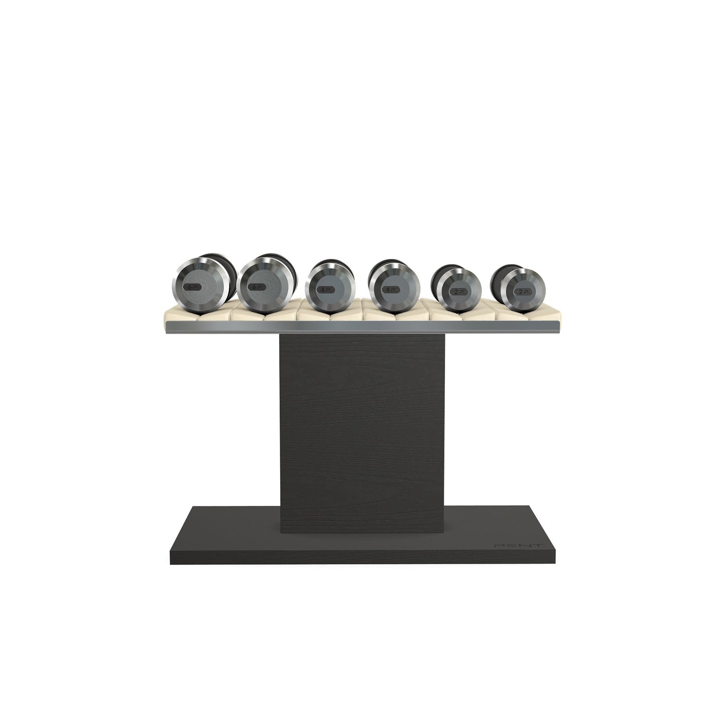 PENT. COLMIA Set - Dumbbells on a Horizontal Wooden Stand