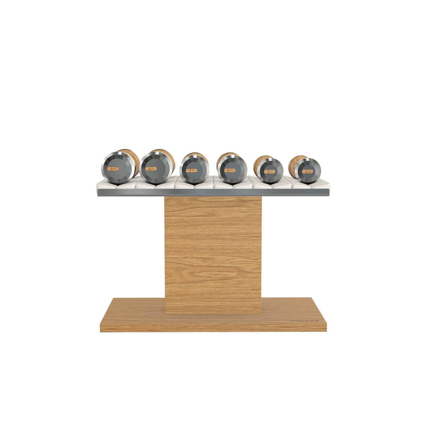 PENT. COLMIA Set - Dumbbells on a Horizontal Wooden Stand