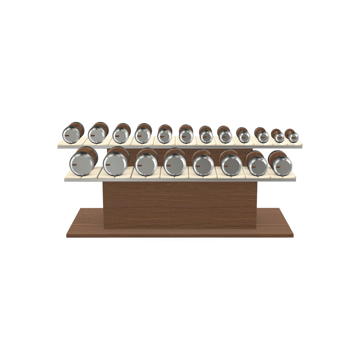 PENT. COLMIA Set - Dumbbells on a Horizontal Wooden Stand