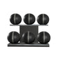 PENT. MOXA Set Ultimate - Set of 6 Medicine Balls on Horizontal Wooden Stand - 4, 8, 12, 16, 20, 24 KG