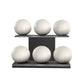 PENT. MOXA Set Ultimate - Set of 6 Medicine Balls on Horizontal Wooden Stand - 4, 8, 12, 16, 20, 24 KG