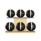 PENT. MOXA Set Ultimate - Set of 6 Medicine Balls on Horizontal Wooden Stand - 4, 8, 12, 16, 20, 24 KG