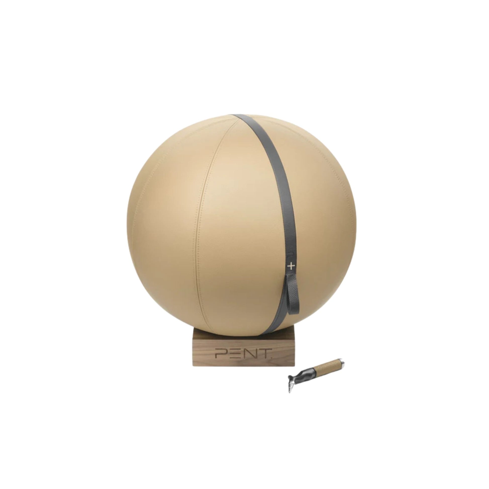 Pent Mesna Luxury Yoga Equipment - Bespoke handmade leather yoga ball, exercise ball. By Cycling Bears