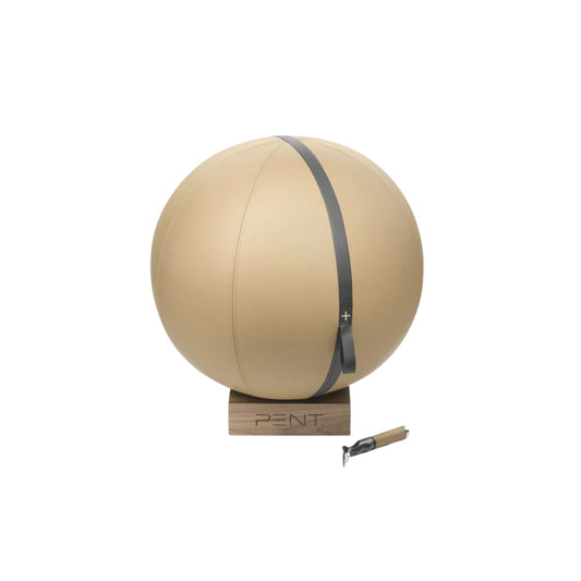 Pent Mesna Luxury Yoga Equipment - Bespoke handmade leather yoga ball, exercise ball. By Cycling Bears