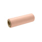 Luxury stretching and massage roller made with pink premium Italian leather and natural wood. PENT. ROLA