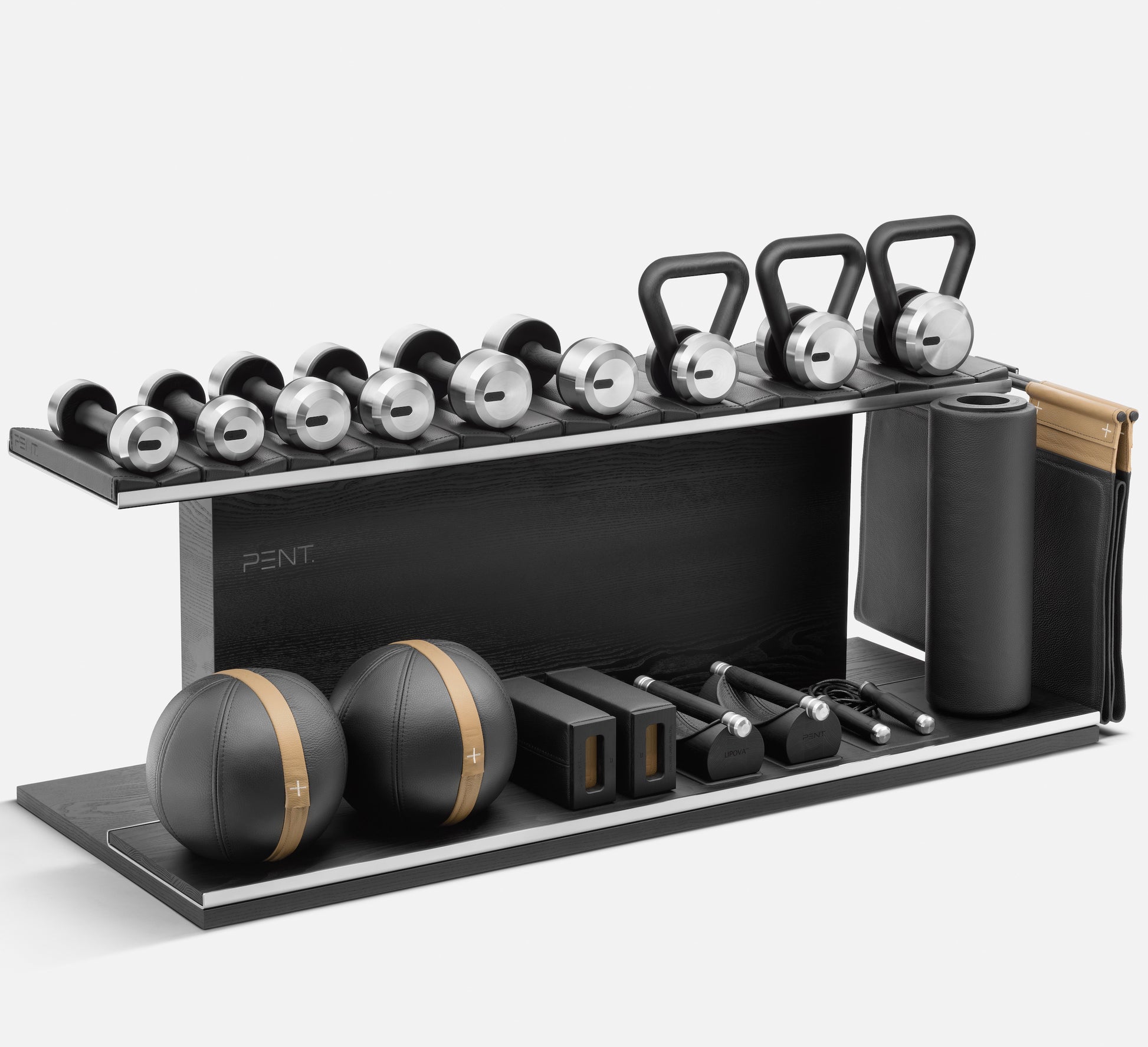 ANA - Luxury fitness equipment on wooden stand